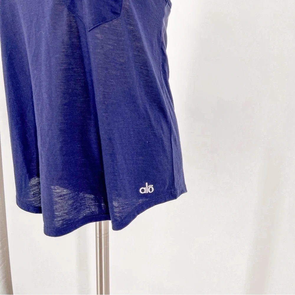 Blue Alo yoga workout tank top